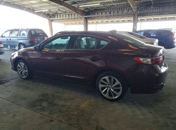 19UDE2F77GA010243 2016 ACURA ILX Maroon Trasero izquierdo