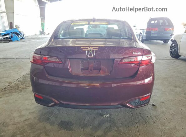 19UDE2F77GA010243 2016 ACURA ILX Maroon Vista trasera