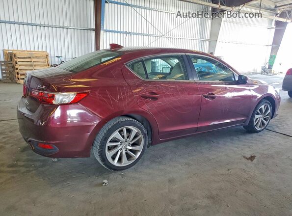 19UDE2F77GA010243 2016 ACURA ILX Maroon Trasero derecho