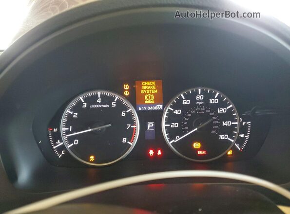 19UDE2F77GA010243 2016 ACURA ILX Maroon Vista del cuadro de instrumentos