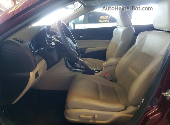 19UDE2F77GA010243 2016 ACURA ILX Maroon Vista interior delantera