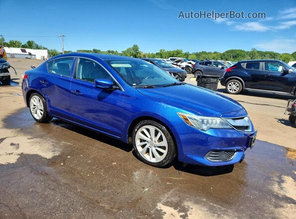19UDE2F77GA010677 2016 ACURA ILX Blue Front right