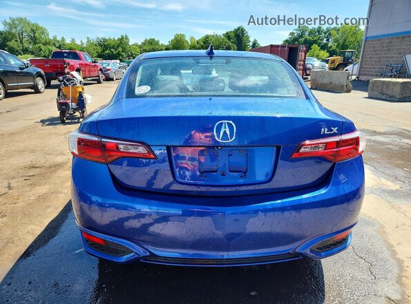 19UDE2F77GA010677 2016 ACURA ILX Blue Rear view