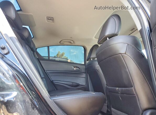 19UDE2F77GA803283 2016 ACURA ILX Black Vista de los asientos traseros