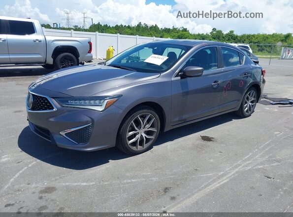 19UDE2F77LA008762 2020 ACURA ILX Gray წინა მარცხენა ხედი სამი მეოთხედიდან