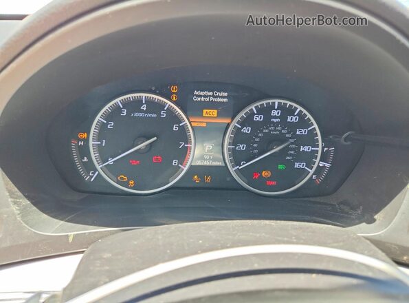 19UDE2F78NA002052 2022 ACURA ILX Белый Вид щитка приборов