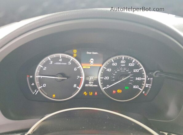 19UDE2F79MA005914 2021 ACURA ILX White Вид щитка приладів
