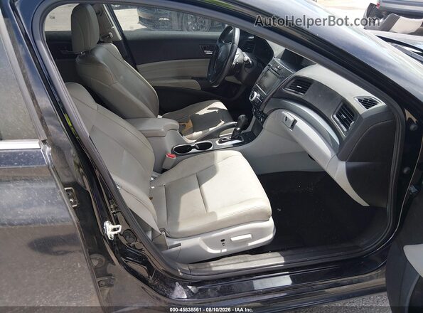 19UDE2F7XGA003707 2016 ACURA ILX Black Widok wnętrza z przodu