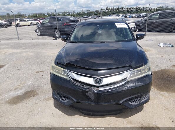 19UDE2F7XGA003707 2016 ACURA ILX Black Widok zestawu wskaźników