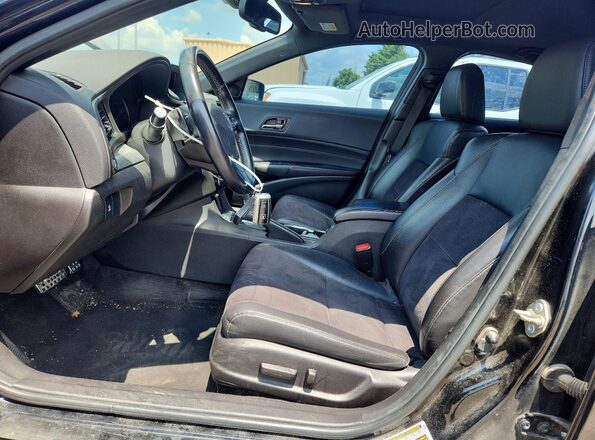 19UDE2F80GA015650 2016 ACURA ILX Черный Вид салона спереди