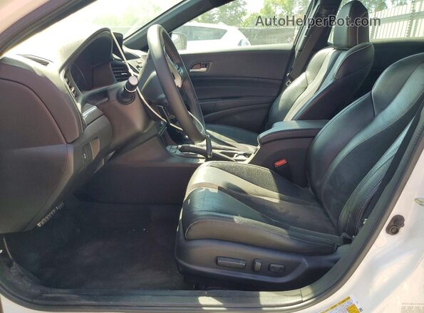 19UDE2F80KA001188 2019 ACURA ILX White წინა სალონის ხედი
