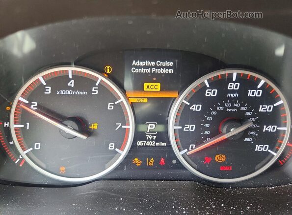 19UDE2F83MA003469 2021 ACURA ILX Gray Vista del cuadro de instrumentos