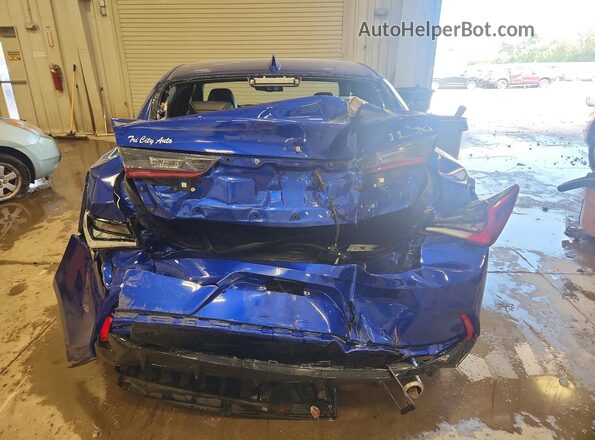19UDE2F86MA007600 2021 ACURA ILX Blue Widok z tyłu
