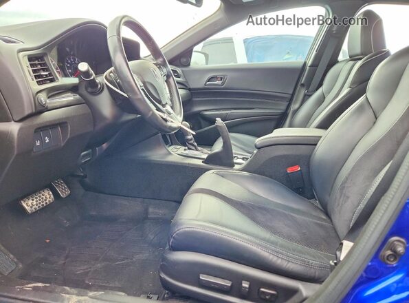 19UDE2F86MA007600 2021 ACURA ILX Blue Widok wnętrza z przodu
