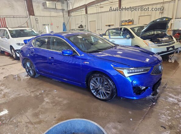 19UDE2F86MA007600 2021 ACURA ILX Blue Przód prawy