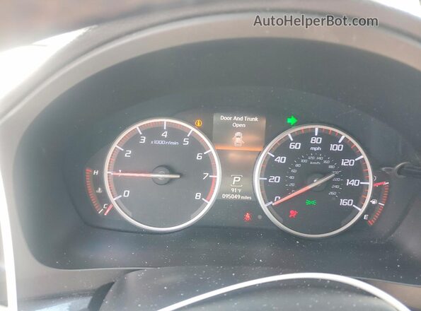19UDE2F89MA001693 2021 ACURA ILX White Вид щитка приладів
