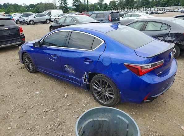 19UDE2F8XKA009993 2019 ACURA ILX Blue Rear left