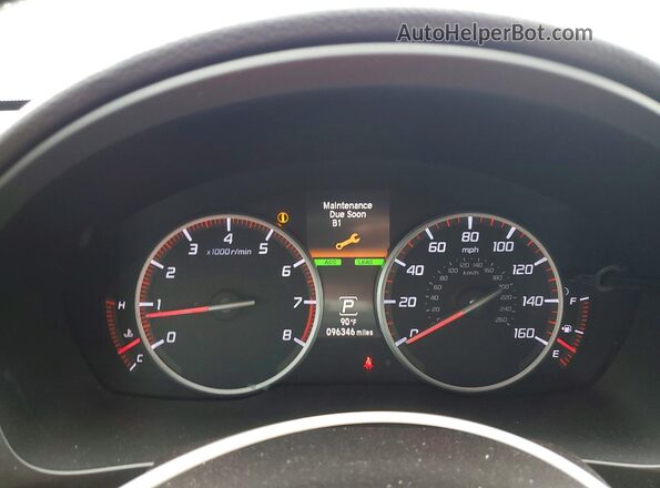 19UDE2F8XKA009993 2019 ACURA ILX Blue Instrument cluster view