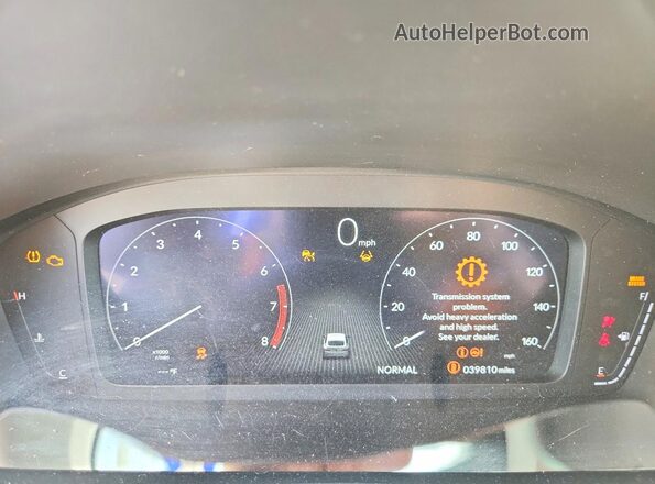19UDE4H22RA024261 2024 ACURA INTEGRA Gray ხელსაწყოთა პანელის ხედი