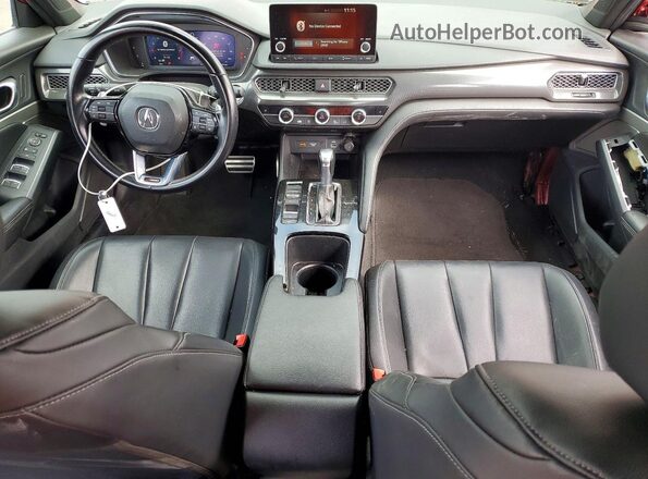 19UDE4H31PA025424 2023 ACURA INTEGRA Red Widok deski rozdzielczej
