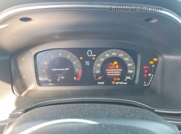 19UDE5G99SA001084 2025 ACURA INTEGRA Black Vista del cuadro de instrumentos