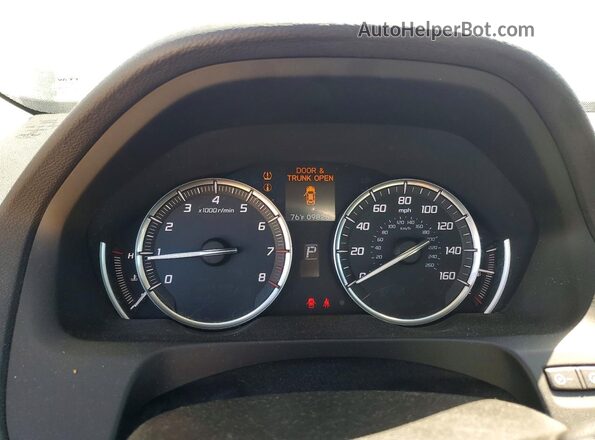 19UUB1F30GA012285 2016 ACURA TLX Silver ხელსაწყოთა პანელის ხედი