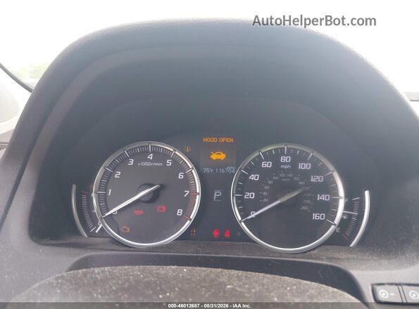 19UUB1F30GA012318 2016 ACURA TLX Silver Widok tylnych siedzeń