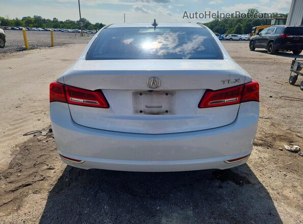 19UUB1F30KA001165 2019 ACURA TLX White უკანა ხედი