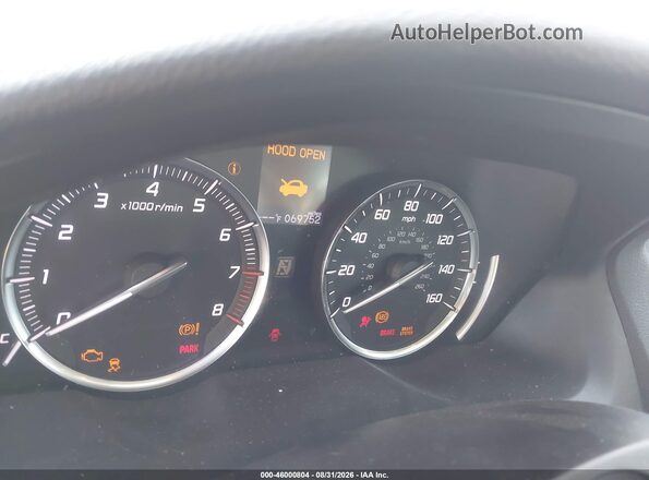 19UUB1F31HA005265 2017 ACURA TLX White Вид задніх сидінь