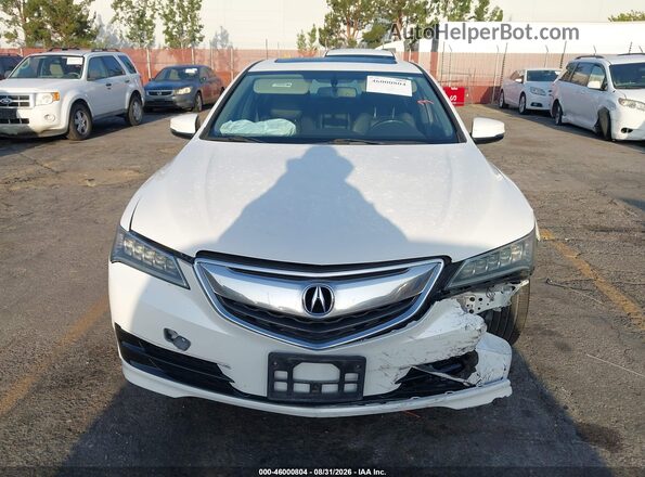 19UUB1F31HA005265 2017 ACURA TLX White Вид панелі приладів