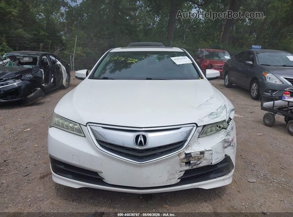 19UUB1F32GA015348 2016 ACURA TLX White Вид щитка приладів