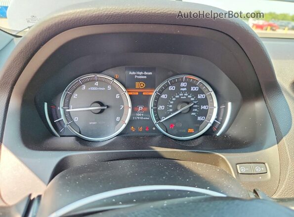 19UUB1F32LA013433 2020 ACURA TLX Gray ხელსაწყოთა პანელის ხედი