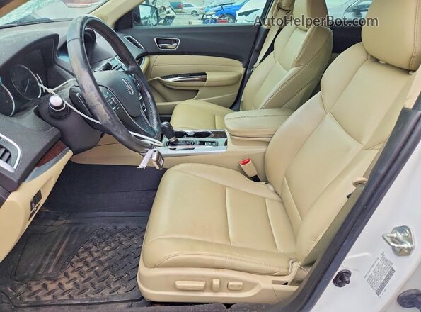 19UUB1F32LA017787 2020 ACURA TLX Белый Вид салона спереди