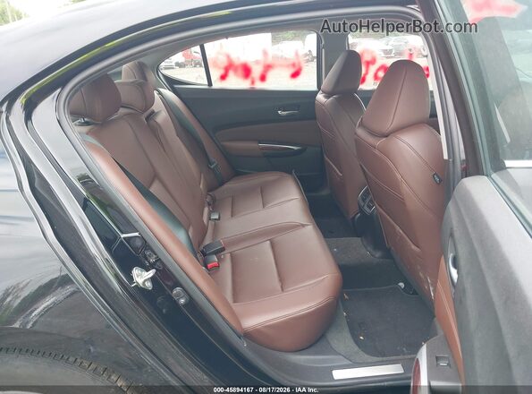19UUB1F33GA003788 2016 ACURA TLX Black Vista de la etiqueta del VIN