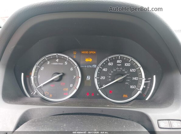 19UUB1F33GA003788 2016 ACURA TLX Black Vista de los asientos traseros