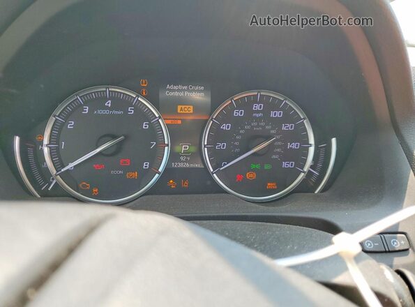 19UUB1F33LA001940 2020 ACURA TLX White Vista del cuadro de instrumentos
