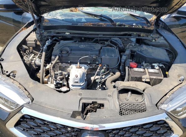 19UUB1F33LA016468 2020 ACURA TLX Black Widok wnętrza z tyłu