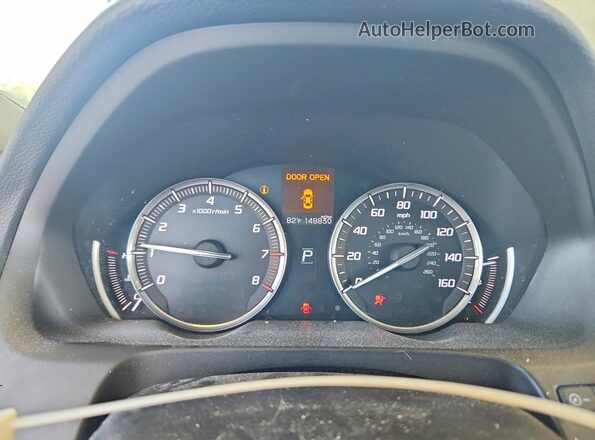 19UUB1F34GA002245 2016 ACURA TLX Black Սարքավորումների վահանակի տեսք