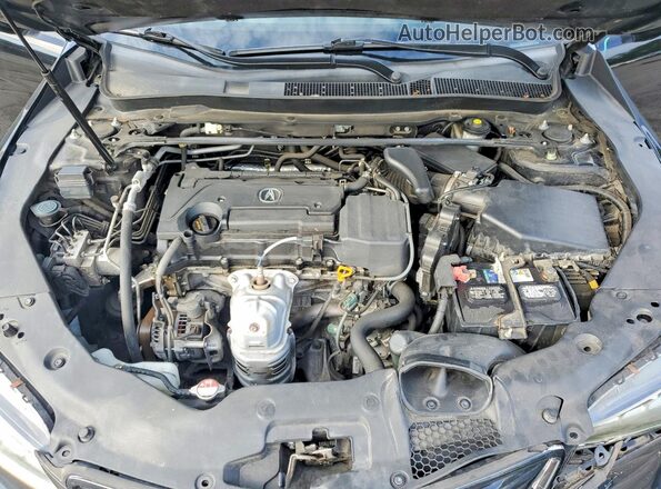 19UUB1F34GA006473 2016 ACURA TLX Черный Вид задней части салона