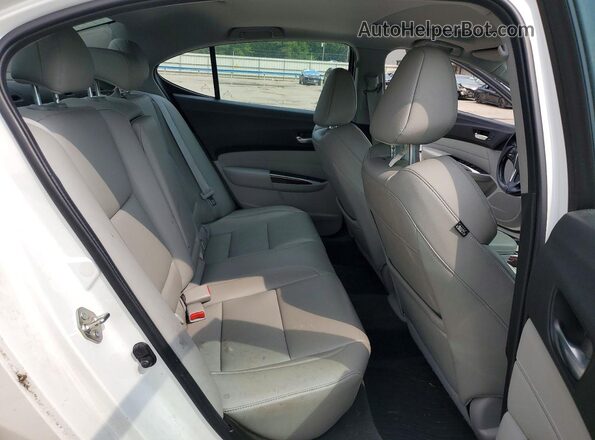 19UUB1F34GA009129 2016 ACURA TLX White Widok tylnych siedzeń