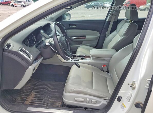 19UUB1F34GA009129 2016 ACURA TLX White Widok wnętrza z przodu