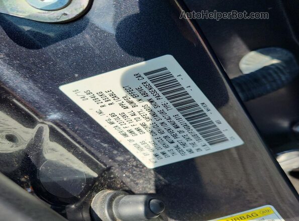 19UUB1F34GA011916 2016 ACURA TLX Black Вид підкапотного простору