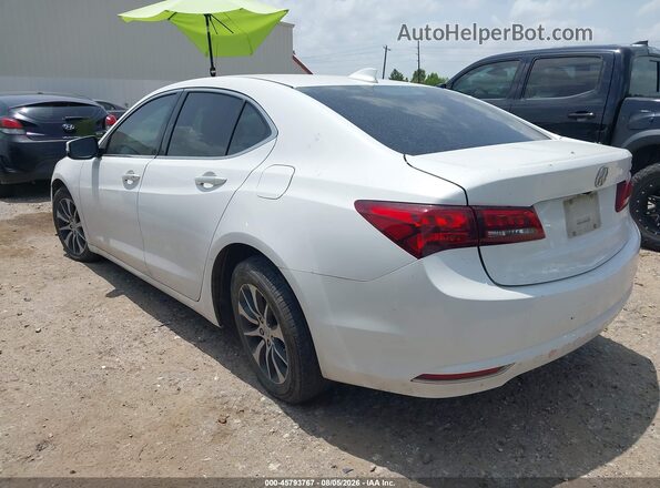 19UUB1F34HA000061 2017 ACURA TLX White Tył lewy