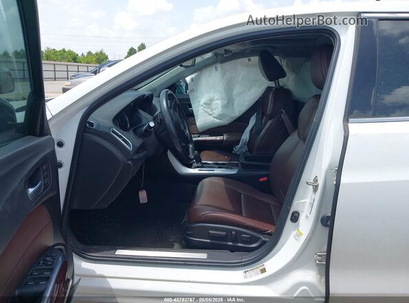 19UUB1F34HA000061 2017 ACURA TLX White Widok wnętrza z przodu