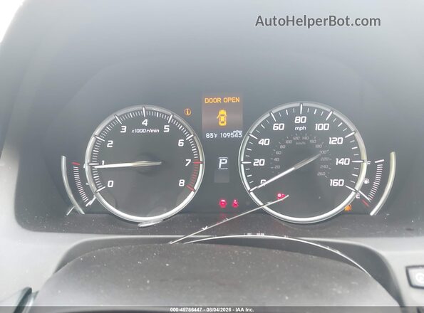 19UUB1F35HA008315 2017 ACURA TLX White Вид задніх сидінь