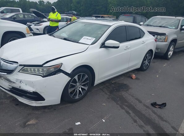 19UUB1F35HA008315 2017 ACURA TLX White Передня ліва чверть