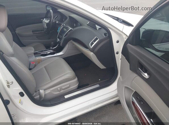 19UUB1F35HA008315 2017 ACURA TLX White Вид салону спереду