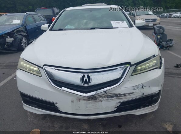 19UUB1F35HA008315 2017 ACURA TLX White Вид щитка приладів
