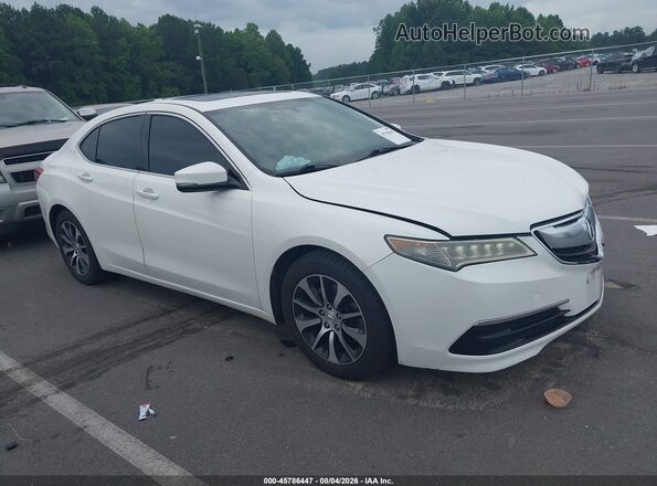 19UUB1F35HA008315 2017 ACURA TLX White Вид задньої частини салону