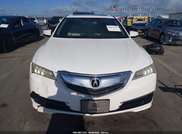 19UUB1F36GA006118 2016 ACURA TLX White ხელსაწყოთა პანელის ხედი